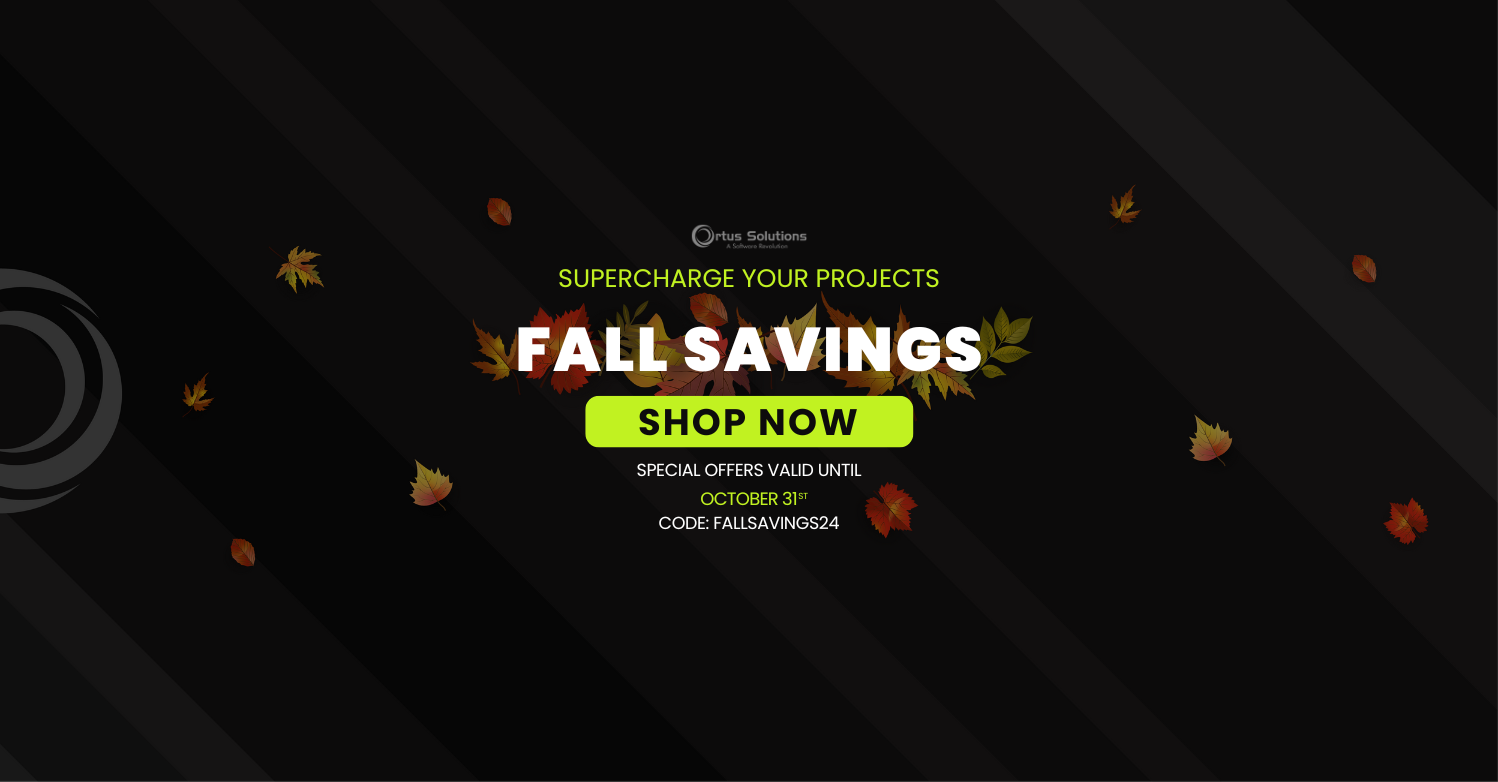 Fall Savings: Unlock Exclusive Discounts Until October 31st!